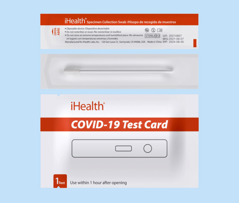 iHealth COVID-19 Antigen Rapid Test - Genabio COIVD-19 test - Genabio ...