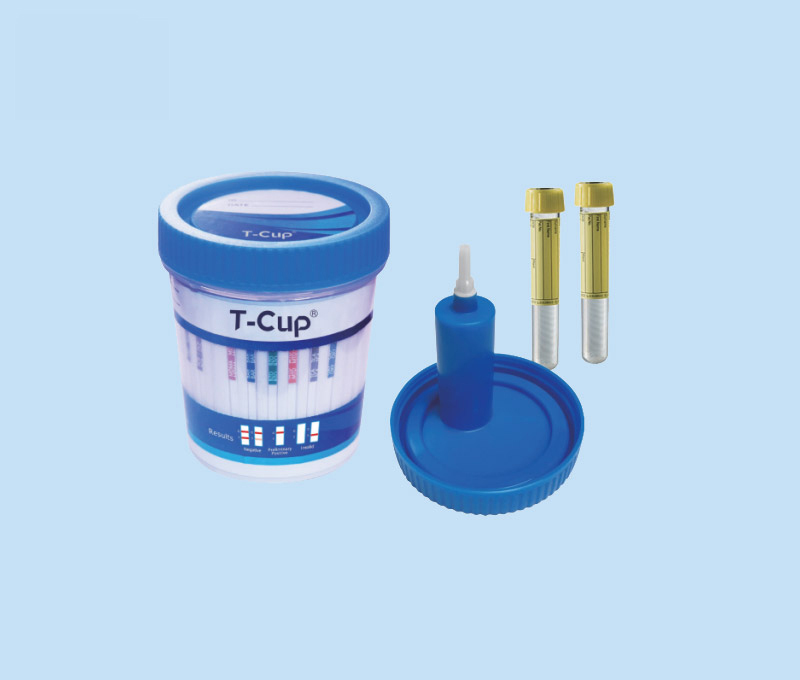 T-Cup Multi-Drug Urine Test Cup with Vacu Lid