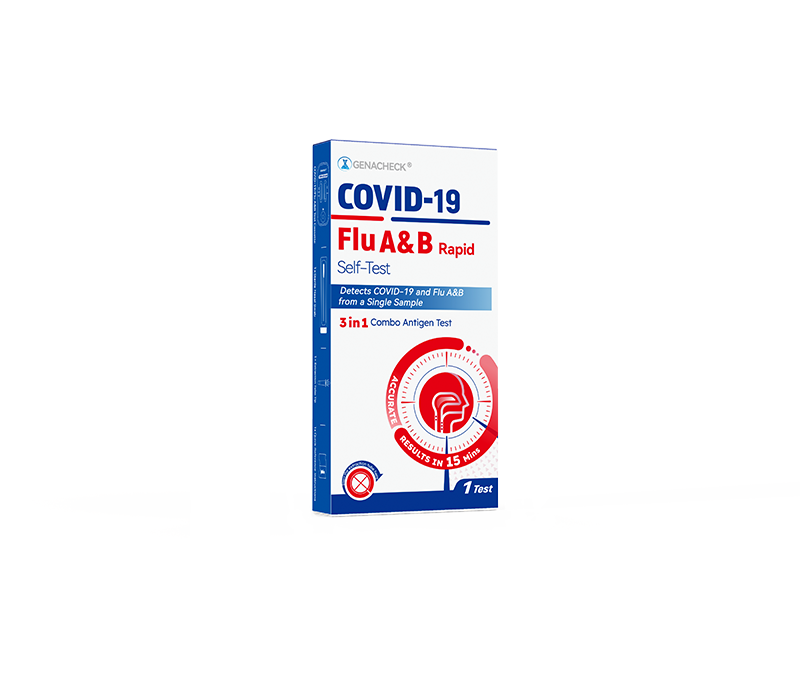 GenaCheck®  COVID-19/Flu A&B Rapid Self-Test